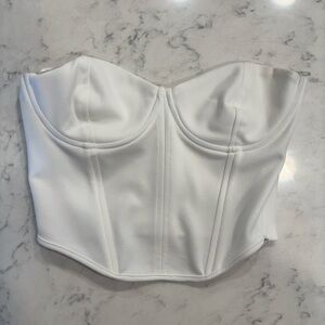 Zara Structured White Top